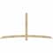 Ekena Millwork Bellingham Rough Sawn Timber Gable Bracket, Douglas Fir, 96"W x 48"H x 4"D x 4"F, 12/12 Pitch GBW096X48X0404BEL00RDF - alternate 1